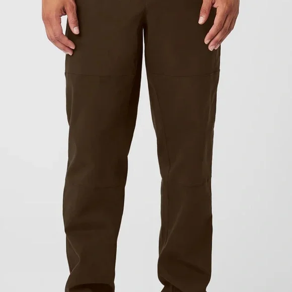 ALO Yoga Edition Sueded Straight Leg Pant - Espresso - Espresso / M - Picture 1 of 6